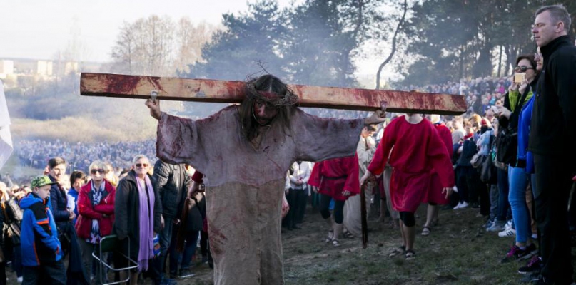 Misterium Męki Pańskiej w Dolinie Śmierci - 2017. Fot. Jacek Nowacki