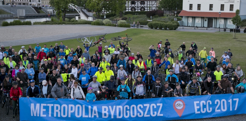 European Cycling Challenge 2017 - finał na Wyspie Młyńskiej.  Fot. Jacek Nowacki