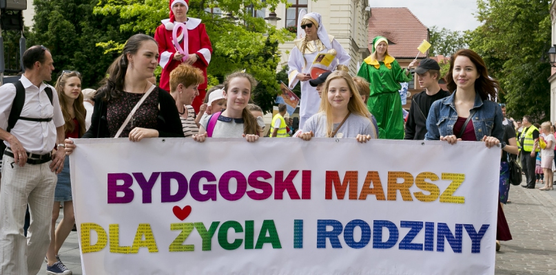 VI Bydgoski Marsz dla Życia i Rodziny - 11.06.2017. Fot. Jacek Nowacki