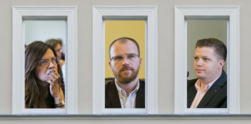 Monika Matowska, Jakub Mikołajczak, Jakub Mendry. Fot. Jacek Nowacki