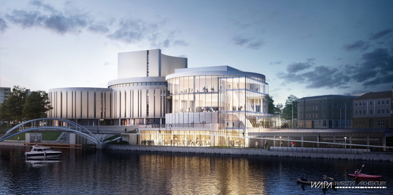 Wizualizacja autorstwa Warsztatu Architektury Pracownia Autorska