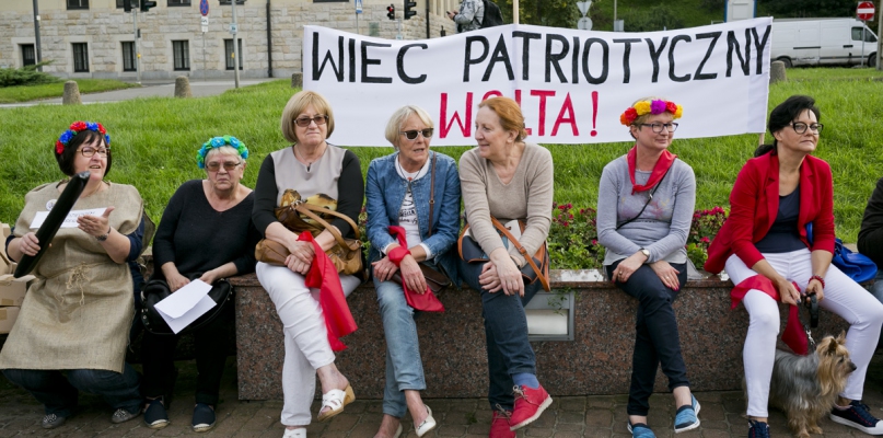 Wiec patriotyczny "Wolta!". Fot. Jacek Nowacki
