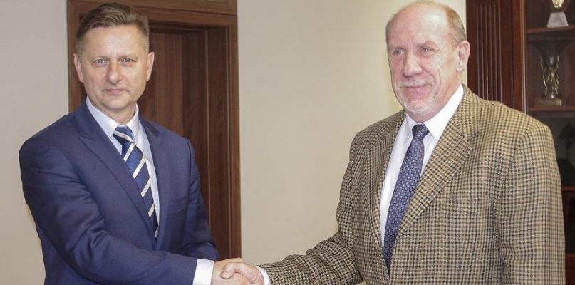 Prof. Jacek Woźny, rektor UKW i prof. Tomasz Topoliński, rektor UTP. Zdjęcie nadesłane