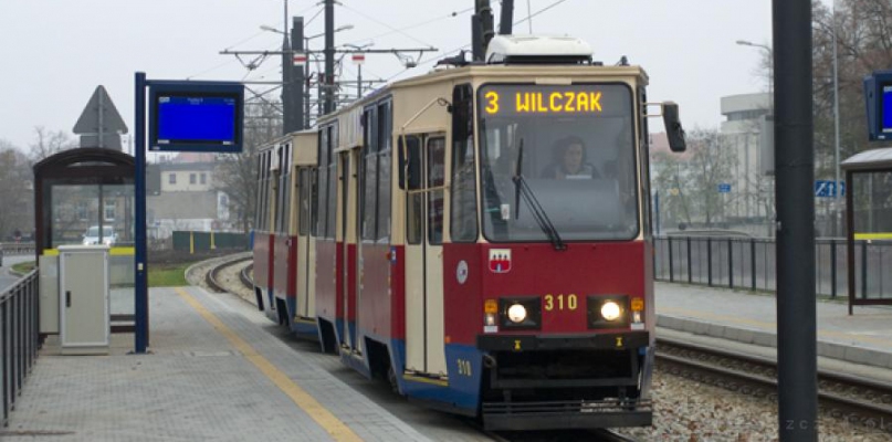 Do 25 listopada tramwaje nie pojadą na Wilczak. Fot. Jacek Nowacki