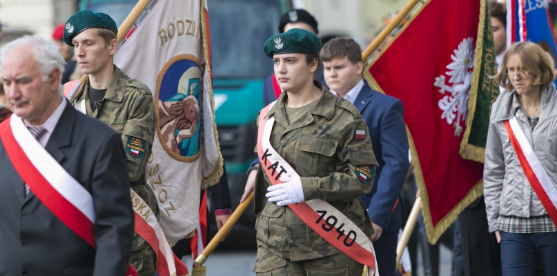  Obchody 78. rocznicy agresji Związku Sowieckiego na Polskę. Stary Rynek - 17.09.2017. Fot. Jacek Nowacki