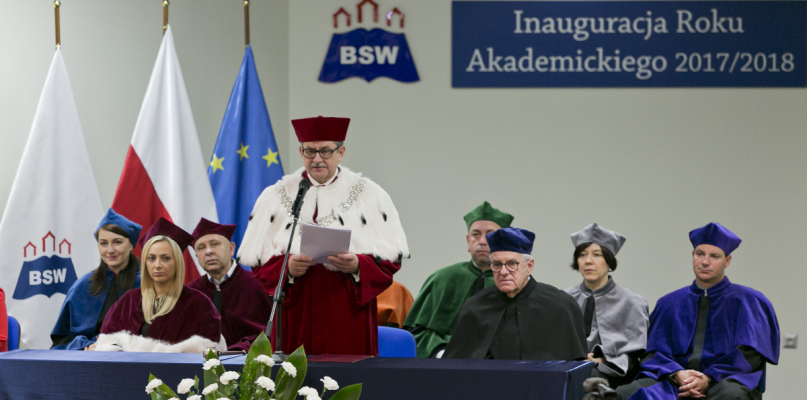 Inauguracja roku akademickiego 2017/2018 w Bydgoskiej Szkole Wyższej. Fot. Jacek Nowacki