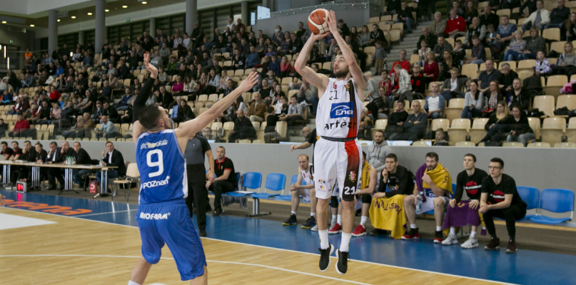 Enea Astoria Bydgoszcz - Biofarm Basket Poznań 69:68 - 12.11.2017. Fot. Jacek Nowacki