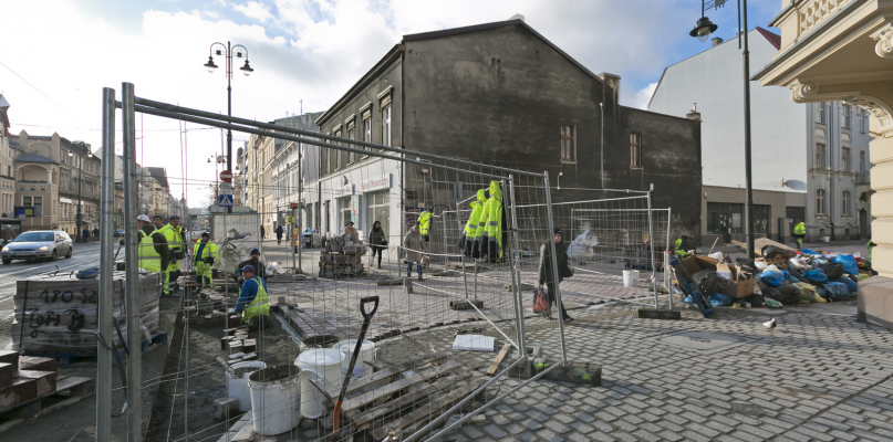 Modernizacja ulicy Cieszkowskiego na finiszu. Fot. Jacek Nowacki