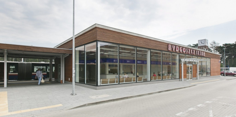 Dworzec Bydgoszcz Leśna. Fot. Jacek Nowacki
