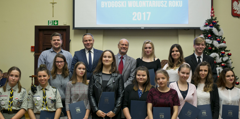 Bydgoski Wolontariusz Roku 2017. Fot. Jacek Nowacki