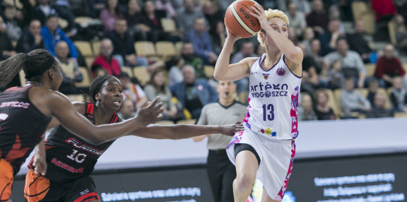 Artego Bydgoszcz - Carolo Basket 62:83 - Bydgoszcz, 4.01.2018. Fot. Jacek Nowacki