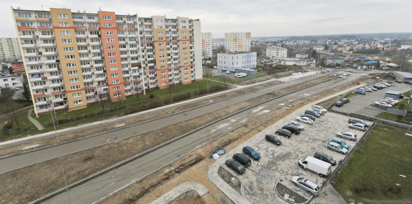 Budowa II etapu Trasy Uniwersyteckiej. Fot. Jacek Nowacki