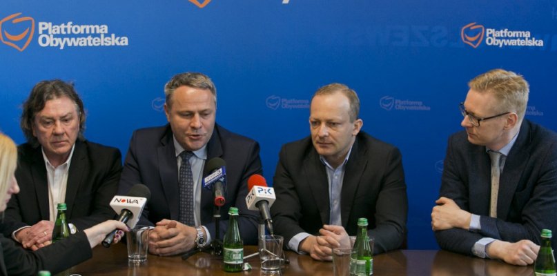 Na zdjęciu od lewej: Zbigniew Sobociński, Rafał Bruski, Paweł Olszewski i Michał Stasiński. Fot. Jacek Nowacki