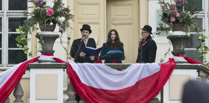 Inscenizacja z obchodów powrotu Bydgoszczy do Macierzy na Starym Rynku w 2016 roku. Fot. Jacek Nowacki