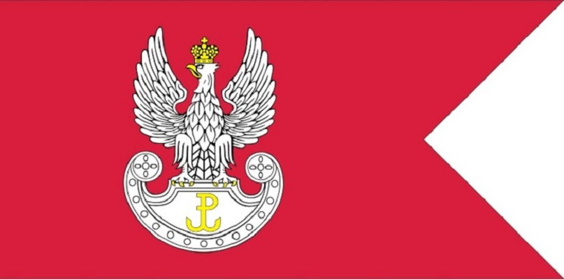 Flaga Wojsk Obrony Terytorialnej - projekt. Autor: Mboro /Wikipedia/