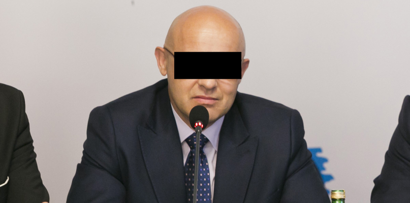 Wójt Białych Błot Maciej K. opuszcza areszt. Fot. Jacek Nowacki