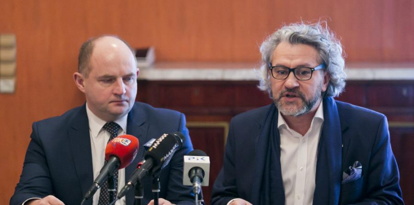 Piotr Całbecki i Maceij Puto. Fot. Jacek Nowacki