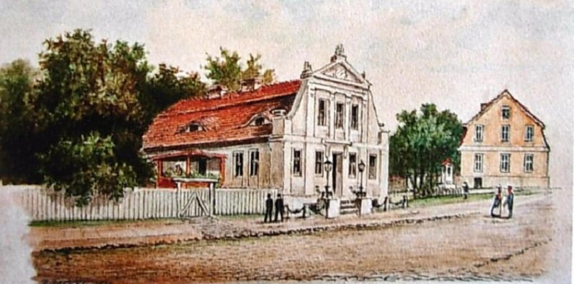 P.B. Jaekel - Pałacyk Czapskich przy Zbożowym Rynku 1794-1890. Źródło: pit1233 na www.skyscrapercity.com