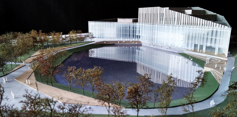 Wizualizacja pracowni Plus3 Architekci