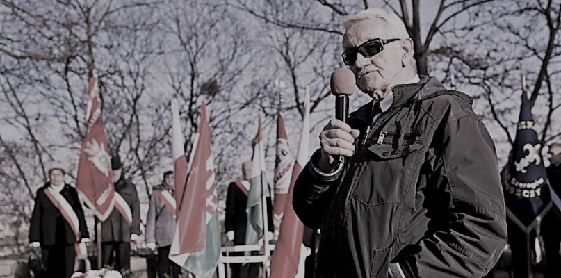 Zdzisław Dzięgielewski - skwer 18 Listopada 1956 roku - uroczystość z 19.11.2016. Fot. Jacek Nowacki