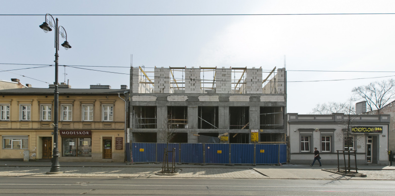 Budowa kameralnego hotelu przy ul. Gdańskiej 116. Fot. Jacek Nowacki