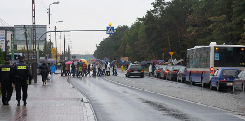 Protest w Białych Błotach sprzed kliku lat. Fot. Jacek Nowacki
