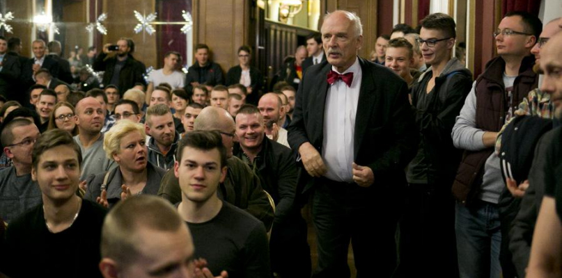 Spotkanie Janusza Korwin-Mikke w Hotelu Pod Orłem rok temu. Fot. Jacek Nowacki