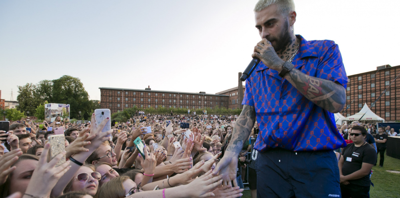 Quebonafide na Wyspie Młyńskiej - 18.06.2018. Fot. Jacek Nowacki