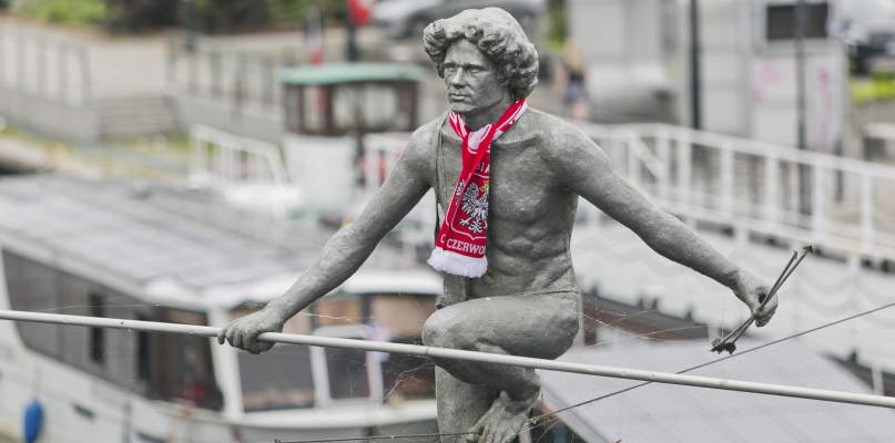 Przechodzący przez rzekę - 19.06.2018. Fot. Jacek Nowacki