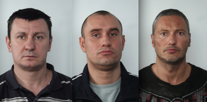 Od lewej: Jaromir Mielke-Obniski ps. Jurgen, Adam Pluta i Tomasz Berdych ps. Kadafi. Fot. KWP w Bydgoszczy