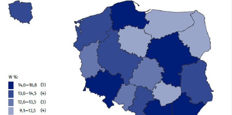 Mapa - Urząd Statystyczny w Bydgoszczy
