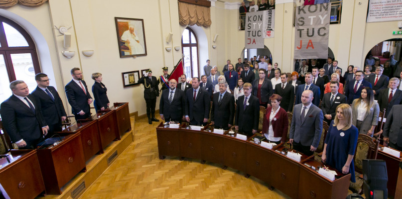 Inauguracyjna sesja bydgoskiej rady miasta. Fot. Jacek Nowacki