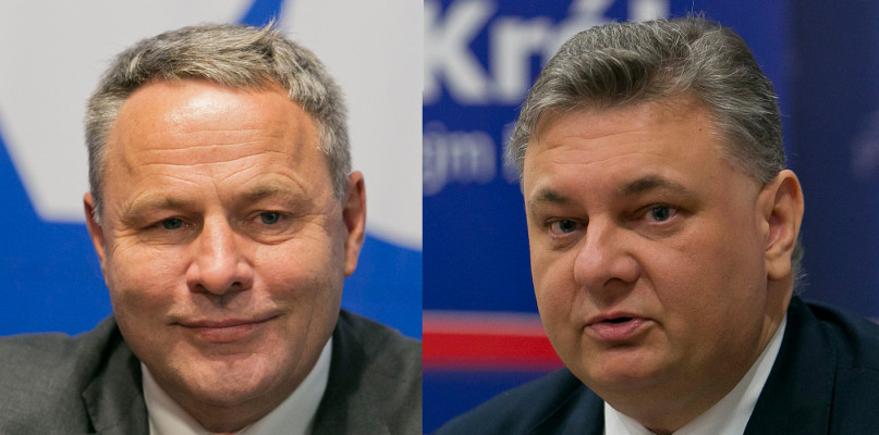 Prezydent Rafał Bruski kontra poseł Piotr Król. Fot. Jacek Nowacki