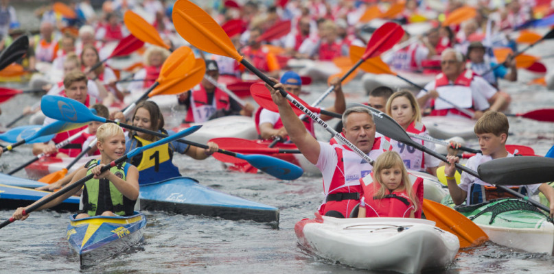 Kayakmania wsparta została 40 tys. zł. Zdjęcie z ubiełorocznej edycji imprezy. Fot. Jacek Nowacki
