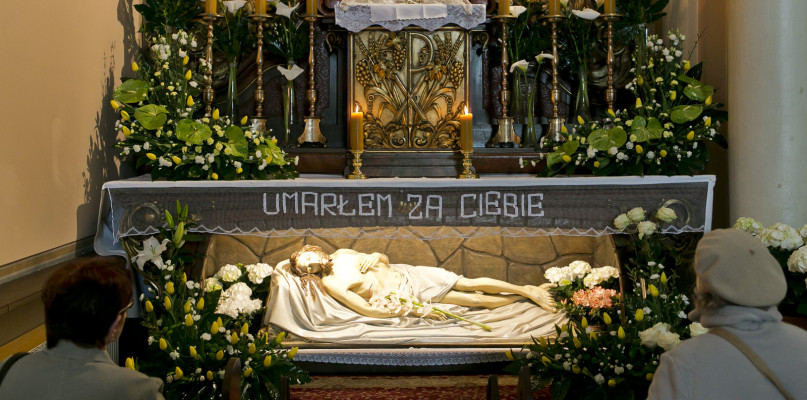 Grób Pański w kościele NSPJ. Fot. Jacek Nowacki
