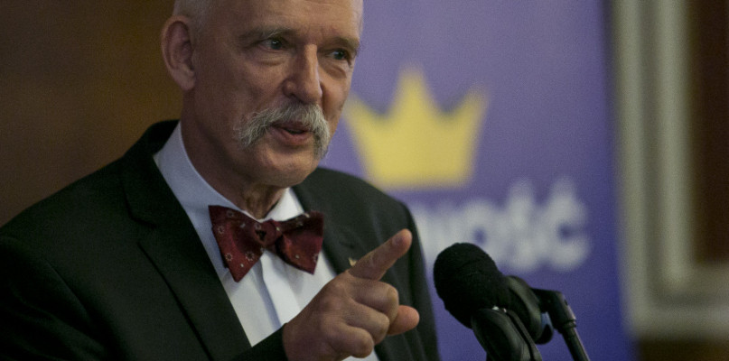 Janusz Korwin-Mikke. Fot. Jacek Nowacki