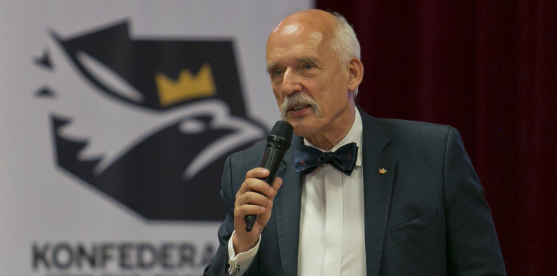 Janusz Korwin-Mikke. Fot. Jacek Nowacki