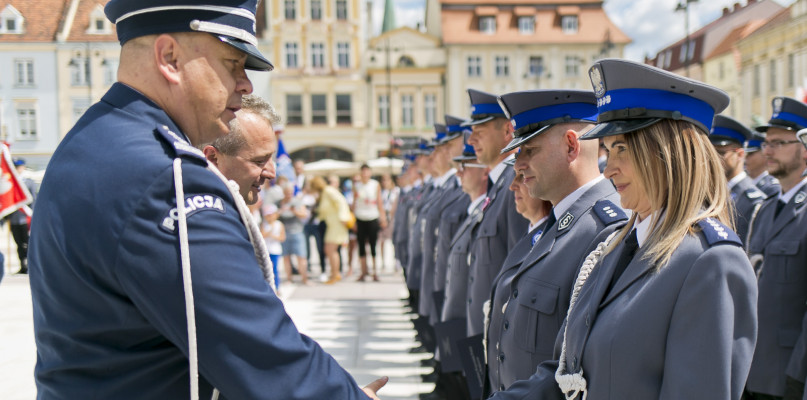 Obchody Święta Policji na Starym Rynku. Fot. Jacek Nowacki