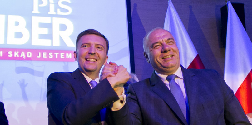 Łukasza Schreibera poparł w kampanii wyborczej wicepremier Jacek Sasin. Fot. Jacek Nowacki