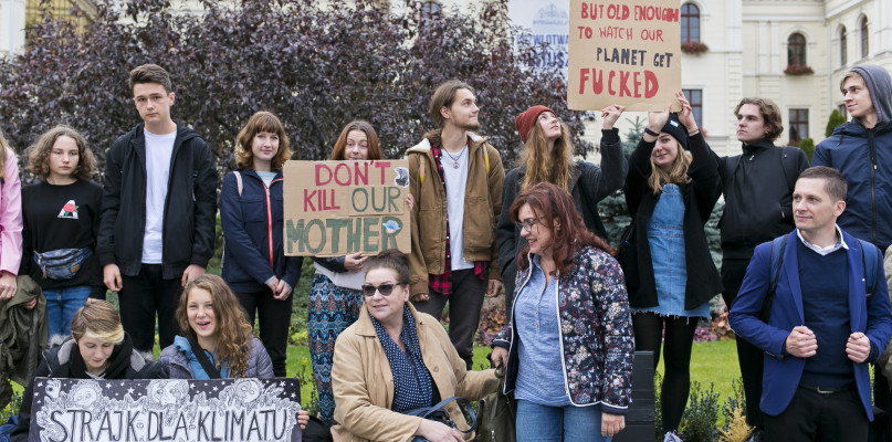 Młodzieżowy Strajk Klimatyczny 2019 - Bydgoszcz. Fot. Jacek Nowacki