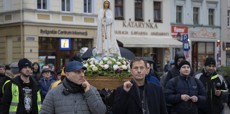 III Męski Różaniec w Bydgoszczy - 1.02.2020. Fot. Jacek Nowacki