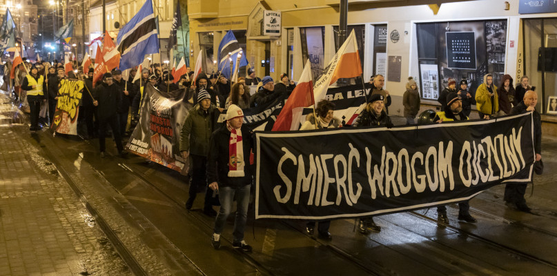 Marsz Pamięci Żołnierzy Wyklętych - 1.03.2020. Fot. Jacek Nowacki