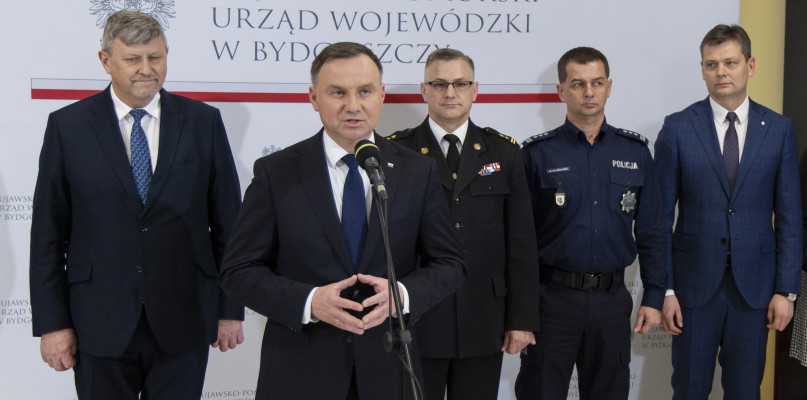 Prezydent Andrzej Duda w Chełmnie. Fot. Jacek Nowacki