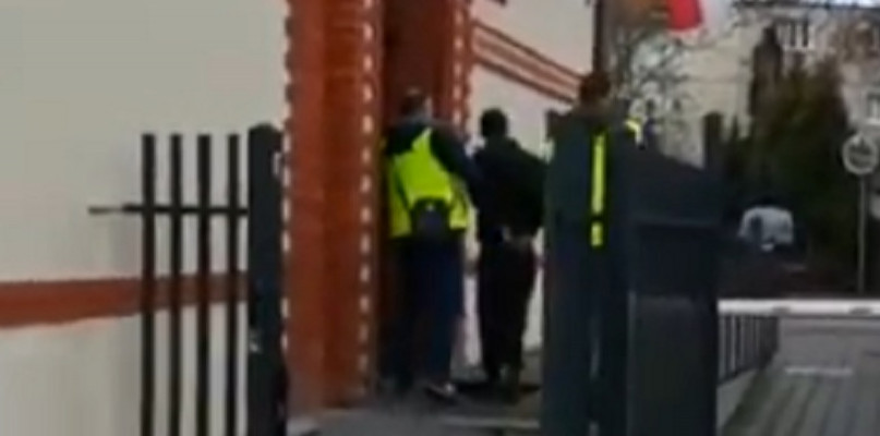 Zrzut z filmu policji