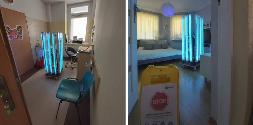 Dezynfekcja promieniowaniem UV-C może być stosowana m.in. w szpitalach oraz mieszkaniach.  Fot. Bio-Clean