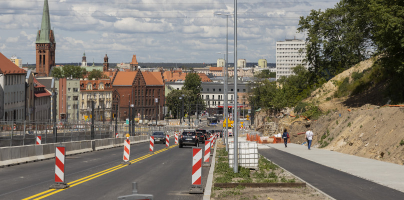Przebudowa ulicy Kujawskiej trwa. Fot. Jacek Nowacki