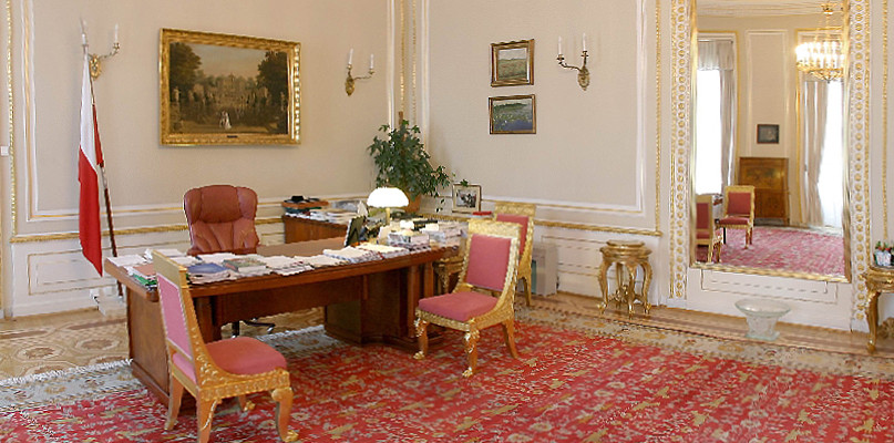 Gabinet Prezydenta RP. Źródło: Archiwum Kancelarii Prezydenta RP /z: Wikipedia/