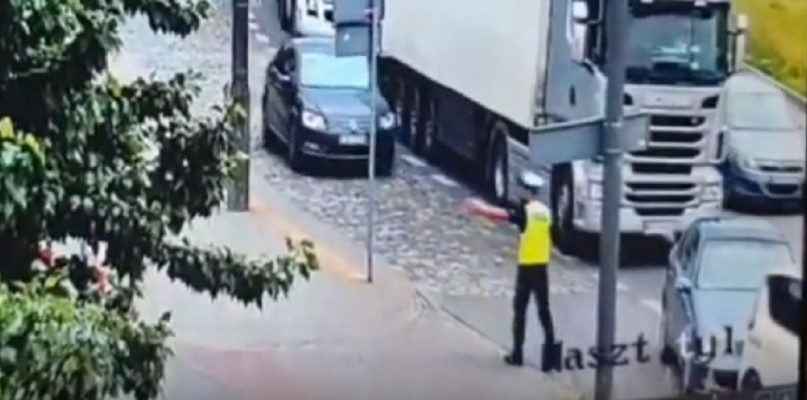 Zrzut z filmu Policji