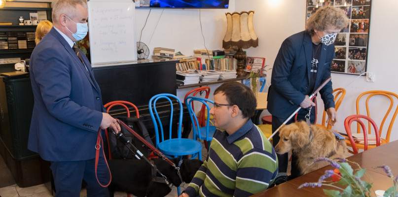 Ministerialna wizyta w Światłowni. Fot. Jacek Nowacki