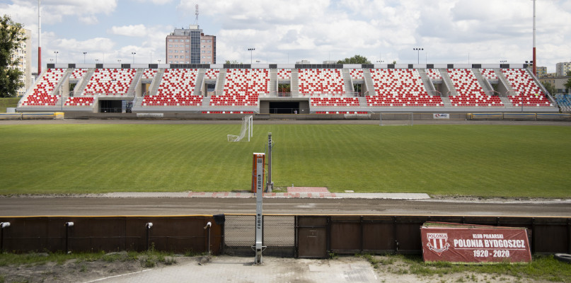 Nowa trybuna stadionu Polonii. Fot. Jacek Nowacki